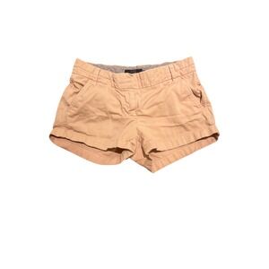 J Crew‎ Chino Shorts Light Pink Size 2 Flat Front Women's Casual Summer cool